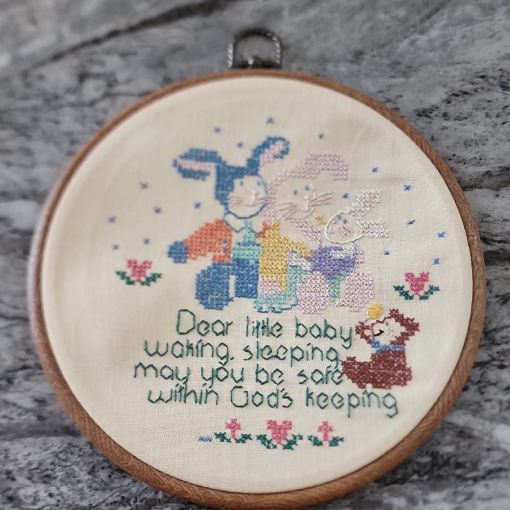 Designs For The Needle Counted Cross Stitch Kit Number 3726 Dear Little Baby